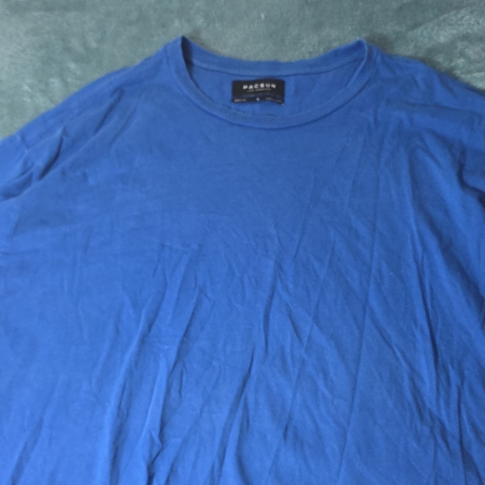 PacSun Men's Blue Short Sleeve T-Shirt